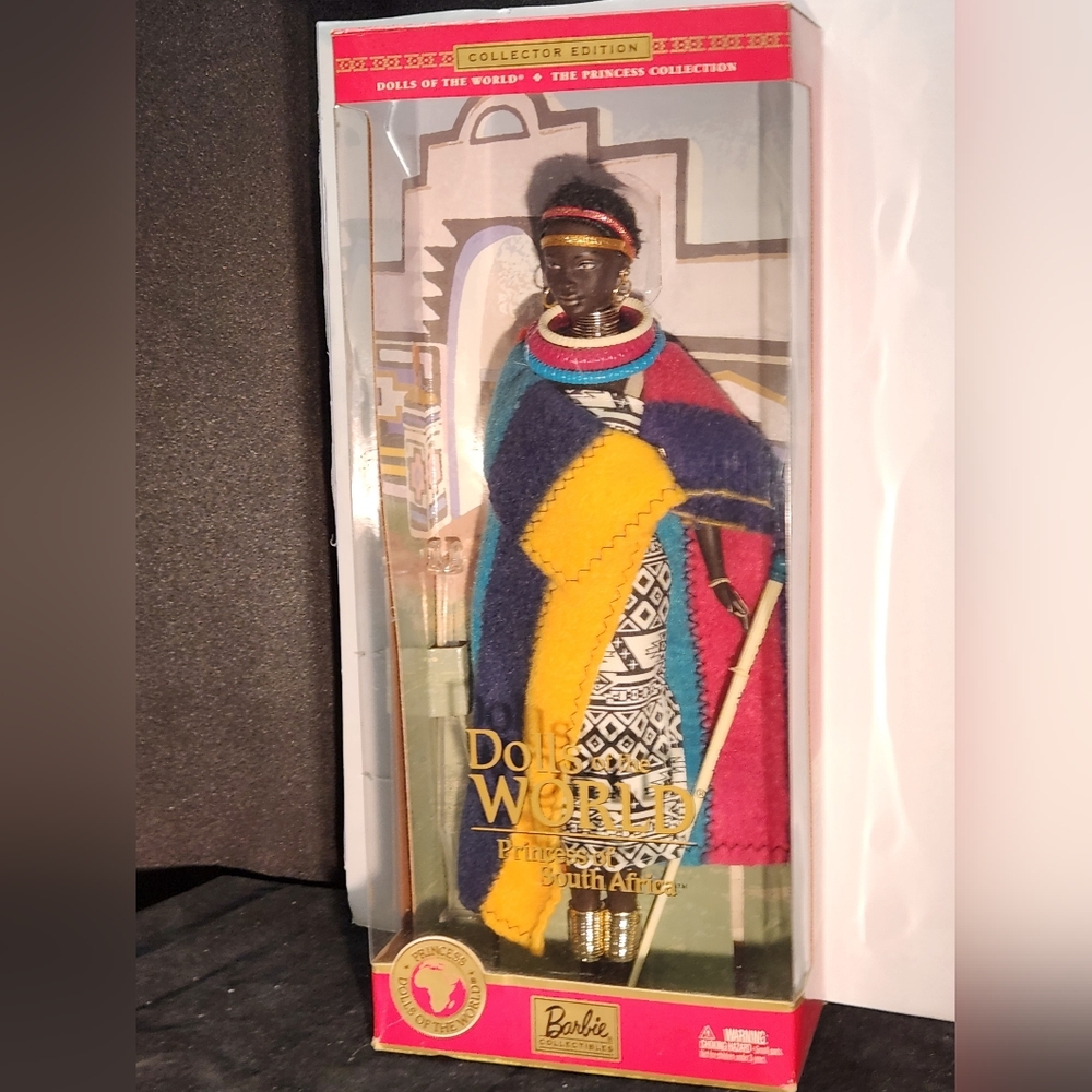 NIB 2002 Princess of South Africa Barbie - Dolls of the World